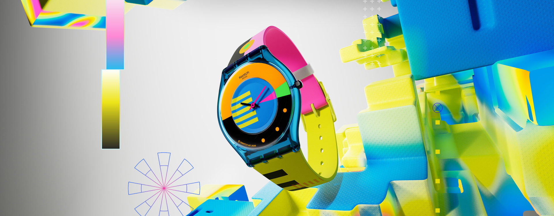 SS08S101	SWATCH NEON FLUMOTIONS